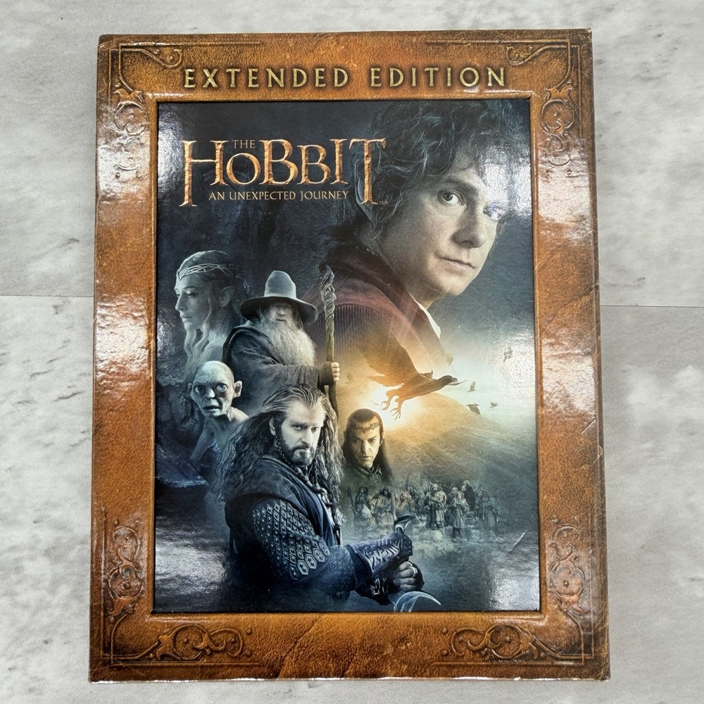 The Hobbit: an Unexpected Journey (Extended Edition) (Blu-ray, 2012) 3 disc Set
